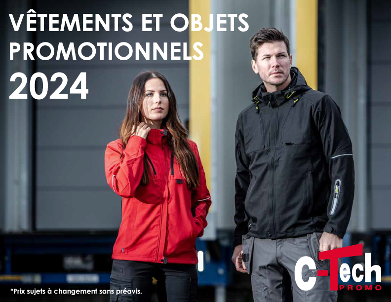 Page couverture du Catalogue Annuel 2024 de C-Tech Promo